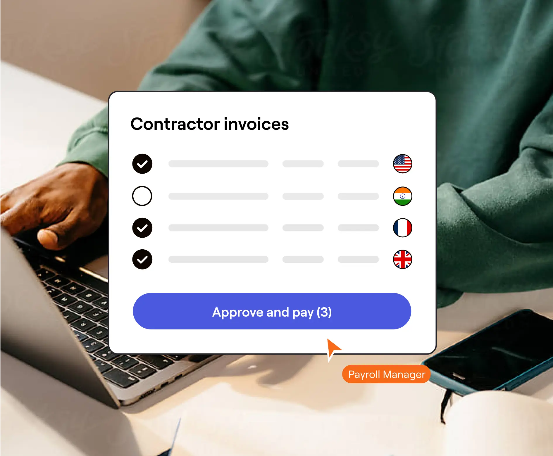 Pay your contractors effortlessly
