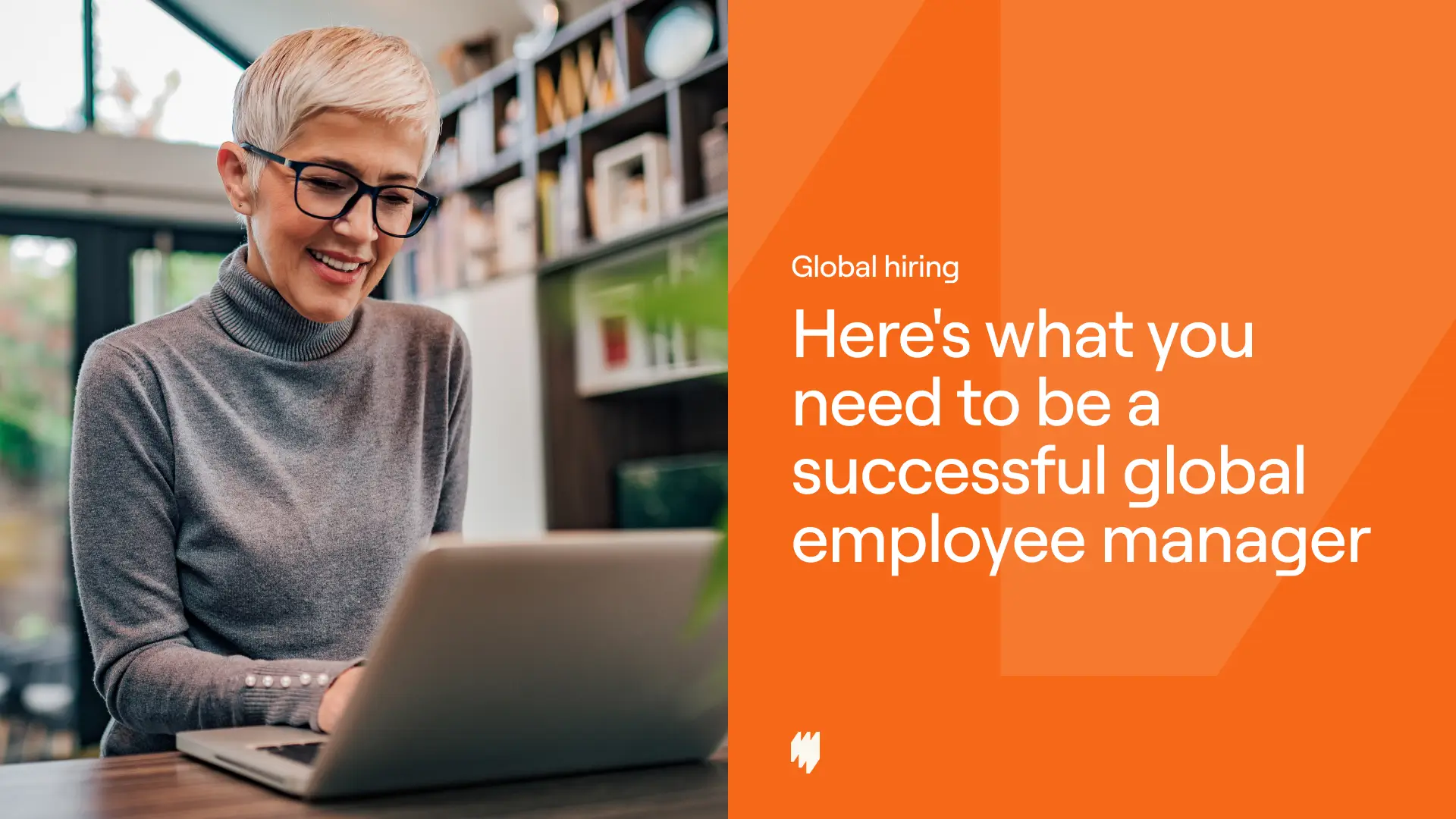 A successful global employee manager leading a diverse group, emphasizing key skills for managing international teams.
