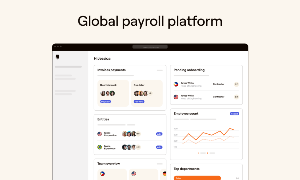 Multiplier's global payroll platform