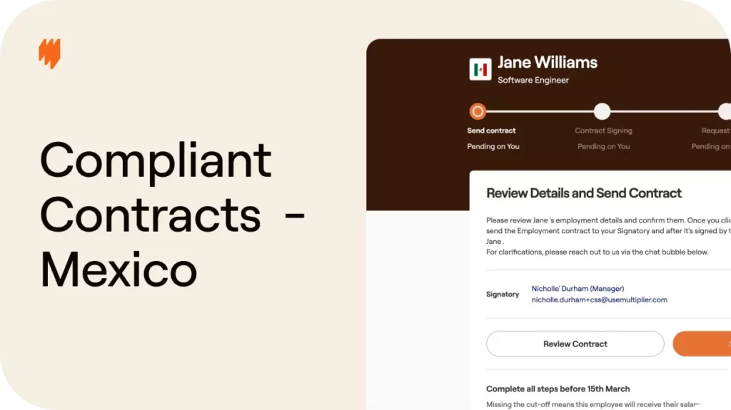 Creating compliant contracts for full time employees in Mexico