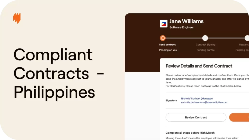 Creating compliant contracts for full time employees in the Philippines