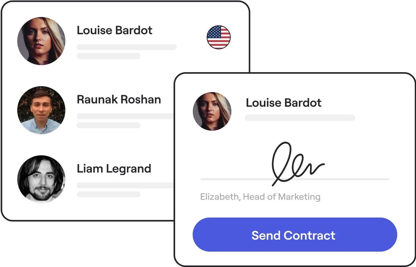 Hire talent in 150+ countries