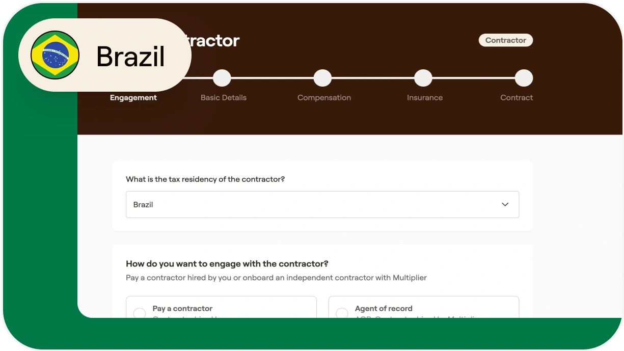 How to onboard contractors in Brazil