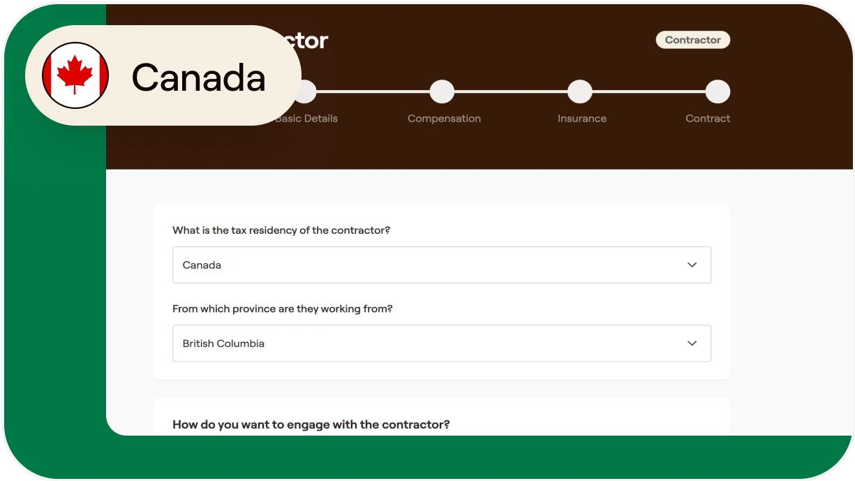 How to onboard contractors in Canada