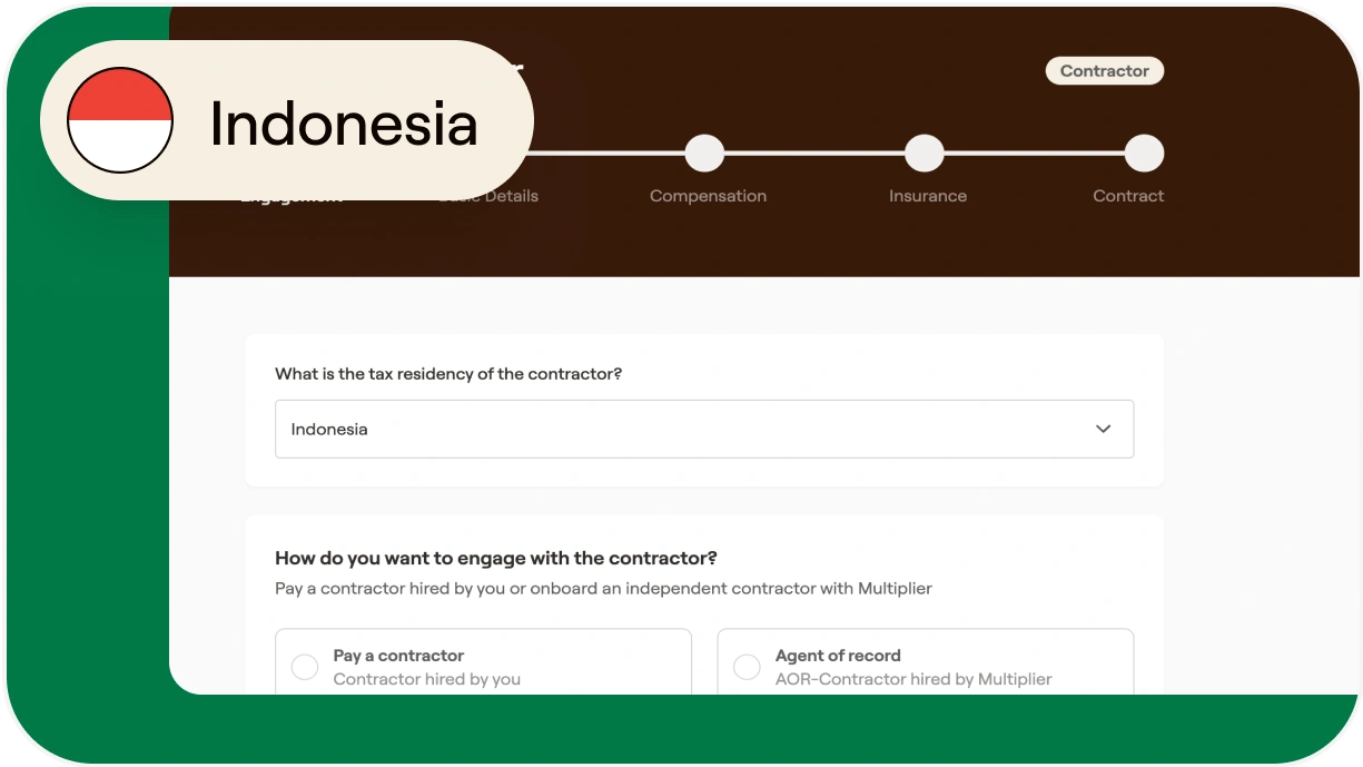 How to onboard contractors in Indonesia