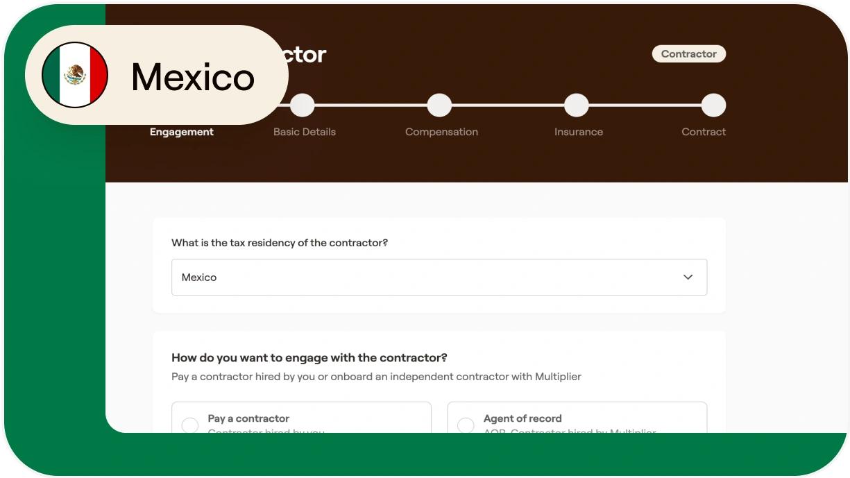How to onboard contractors in Mexico