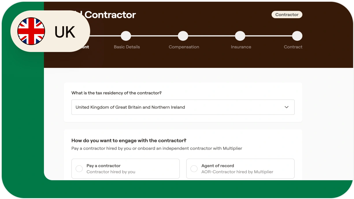 How to onboard contractors in the United Kingdom (UK)