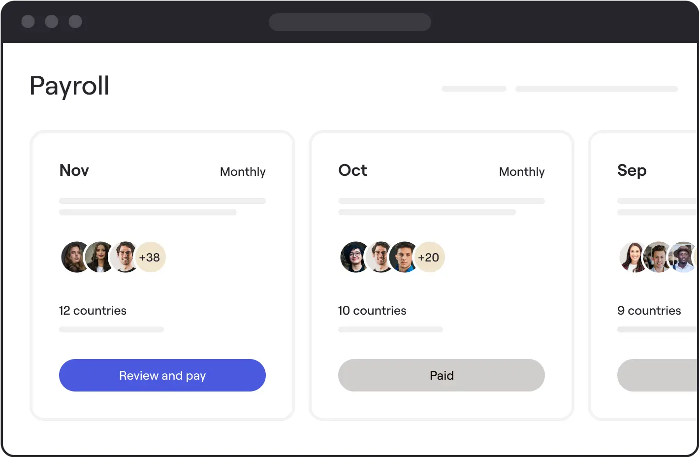 Pay salaries in 100+ currencies