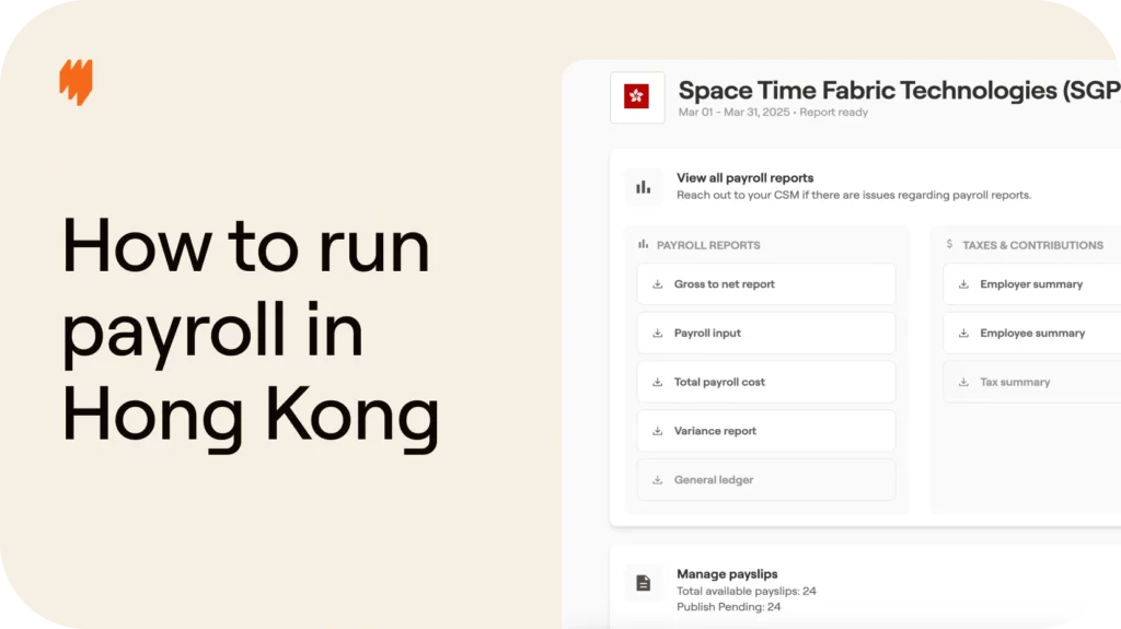 How to run payroll for full time employees in Hong Kong