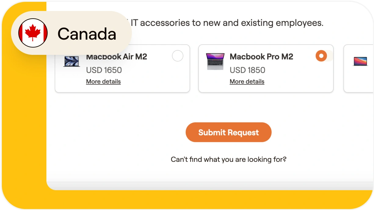 How to send IT assets to remote employees in Canada