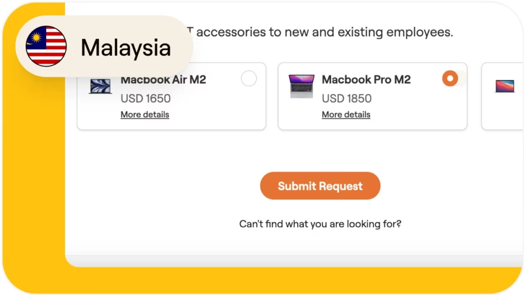 How to send IT assets to remote employees in Malaysia