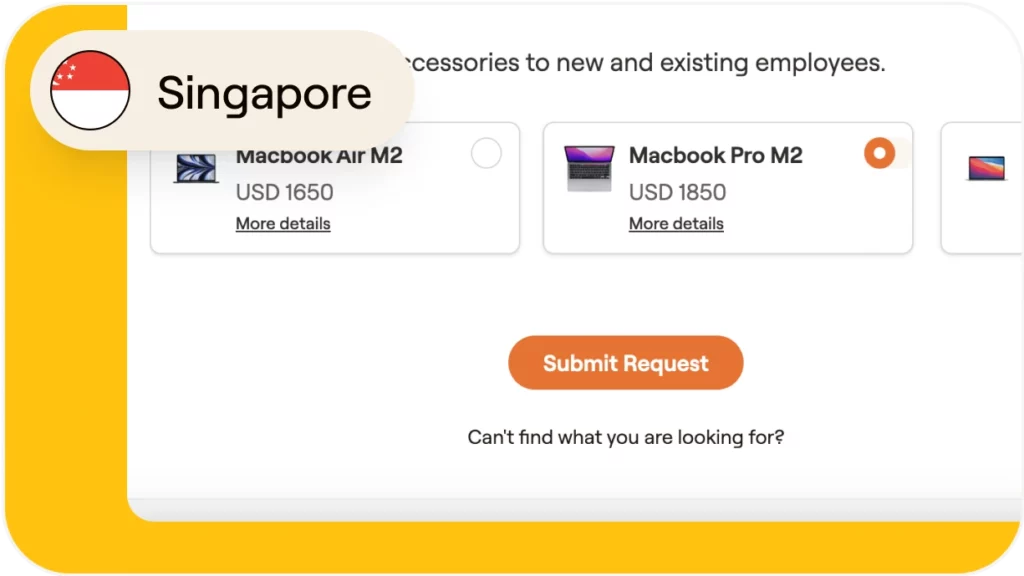 How to send IT assets to remote employees in Singapore