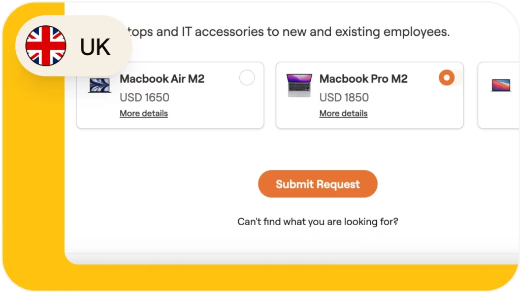 How to send IT assets to remote employees in the United Kingdom (UK)