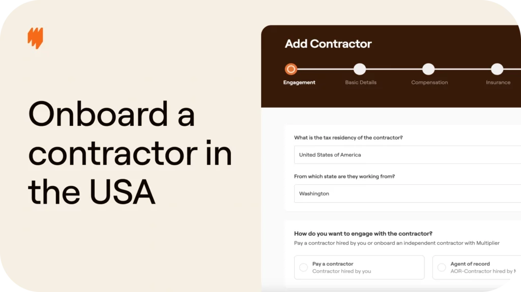 How to onboard contractors in the United States of America (USA)