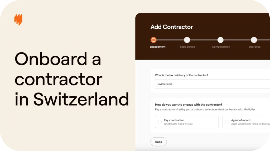 How to onboard contractors in Switzerland