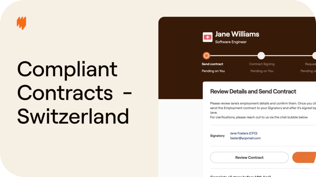 Creating compliant contracts for full time employees in Switzerland