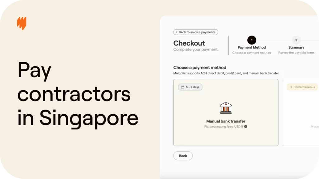 How to pay independent contractors in Singapore