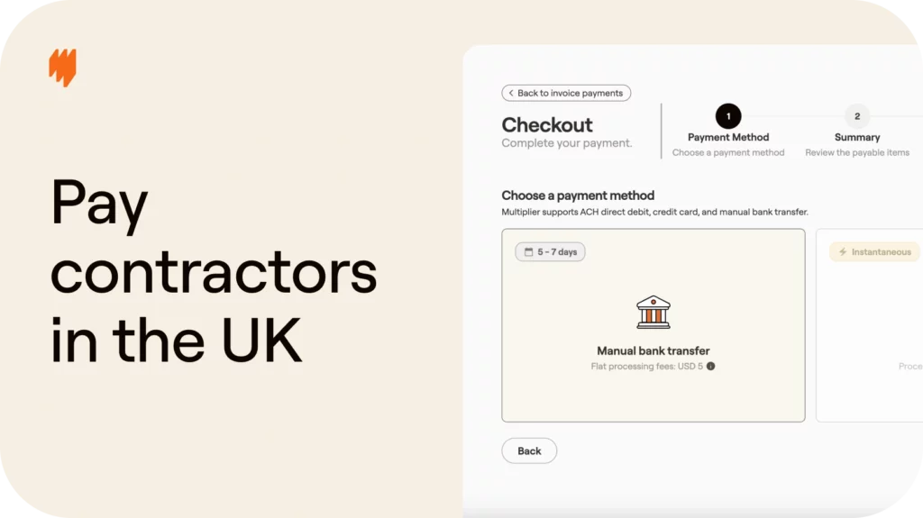 How to pay independent contractors in the United Kingdom