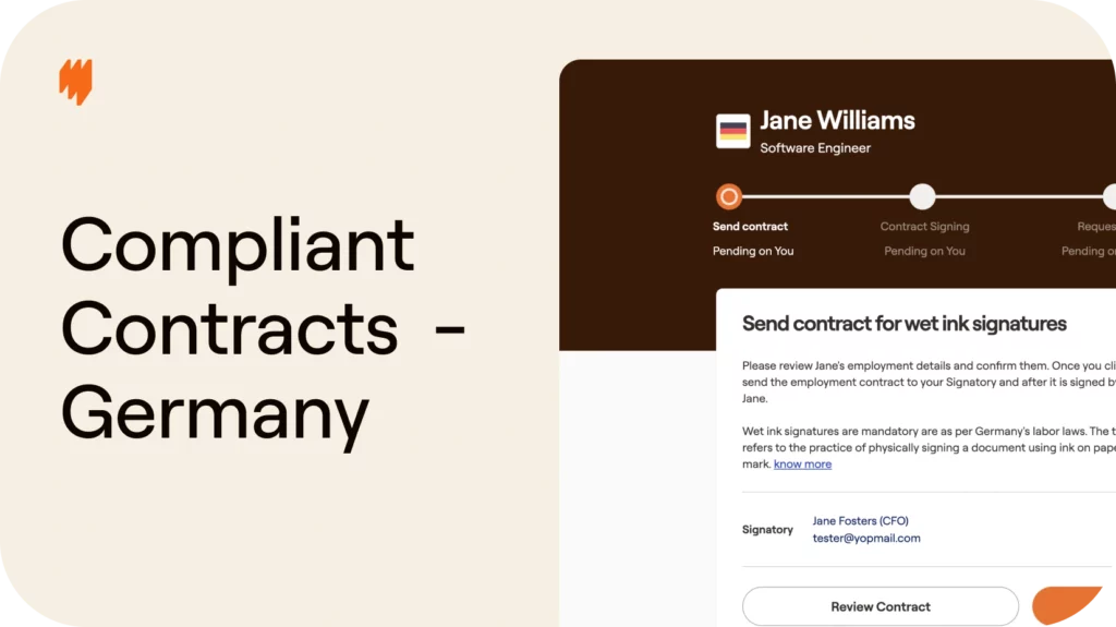 Creating compliant contracts for full time employees in Germany