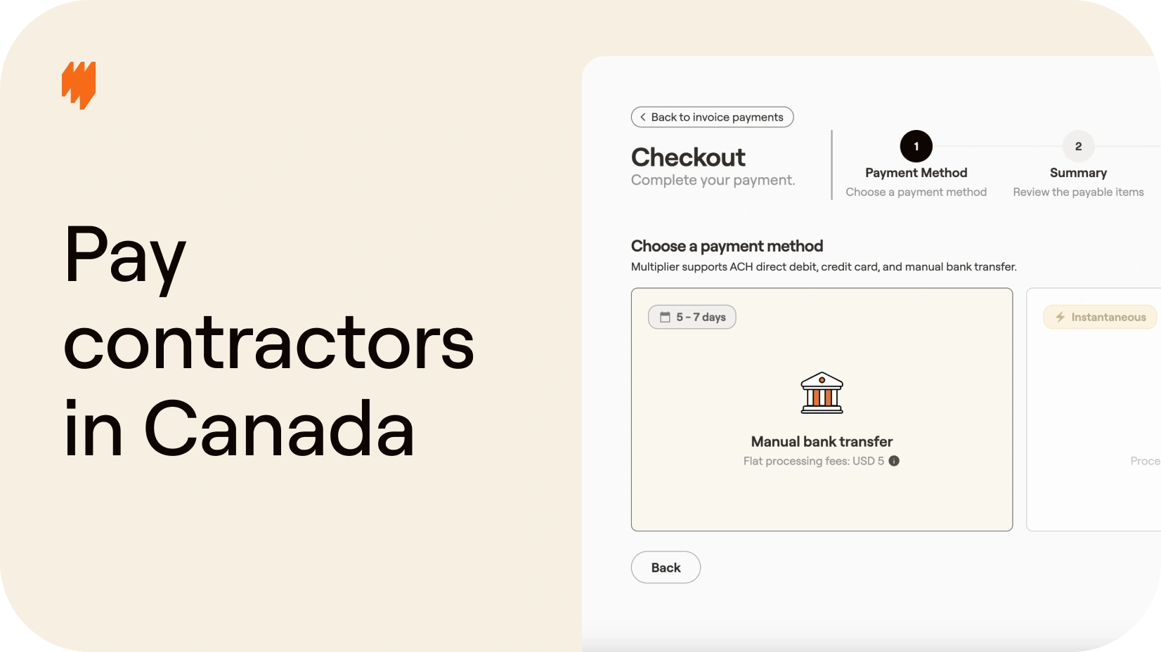 How to pay contractors in Canada.