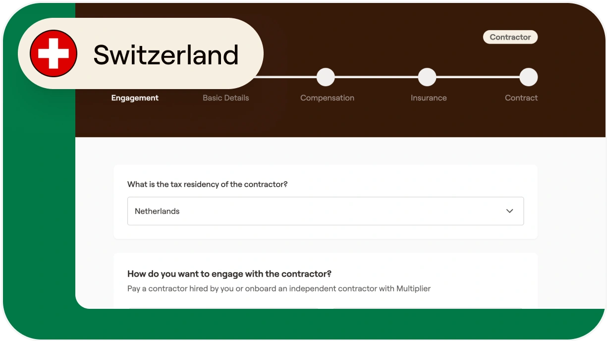 How to onboard contractors in Switzerland