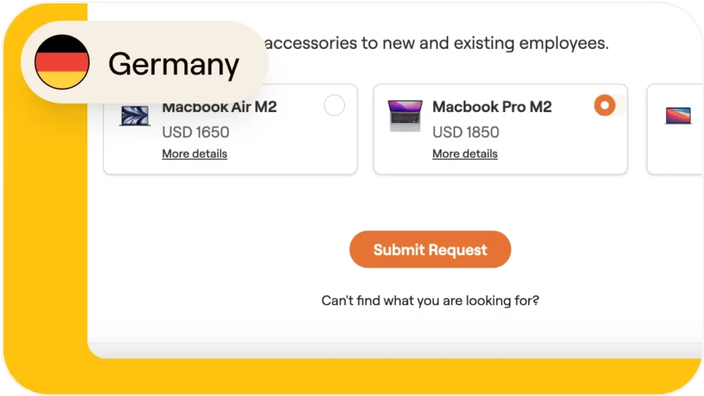 How to send IT assets to remote employees in Germany