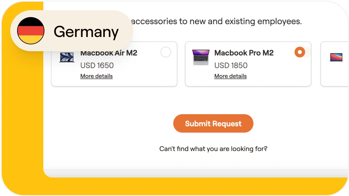 How to send IT assets to remote employees in Germany