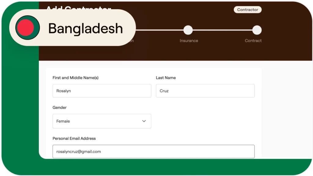 How to hire an independent contractor in Bangladesh