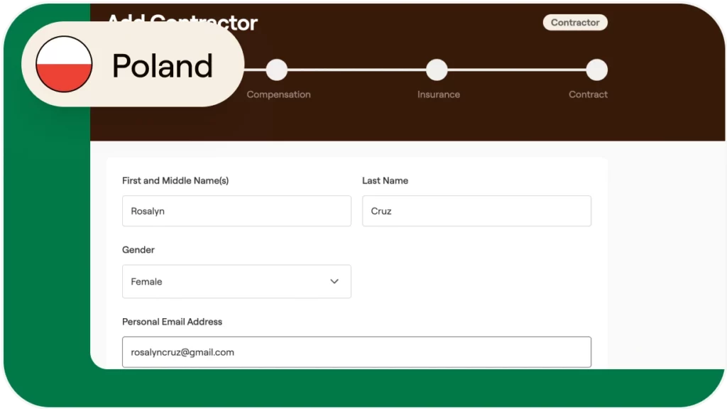 How to hire an independent contractor in Poland