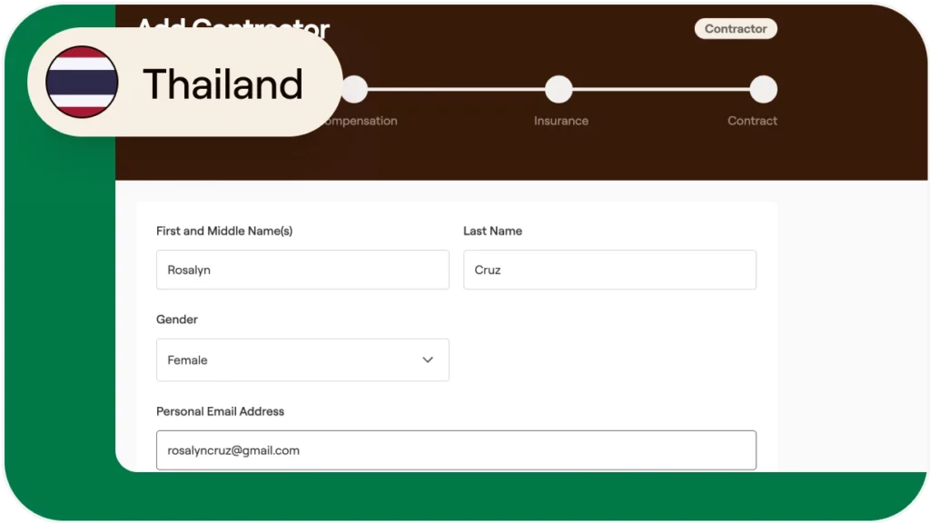 How to hire an independent contractor in Thailand