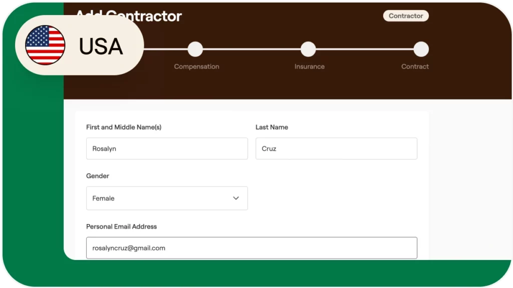 How to hire an independent contractor in the United States of America (USA)