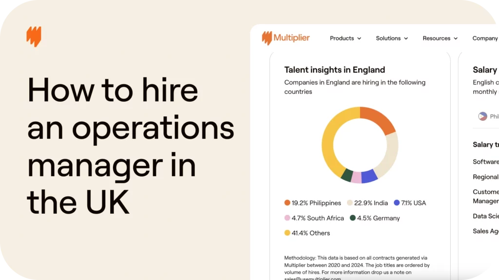 How to hire and onboard an operations manager in the United Kingdom