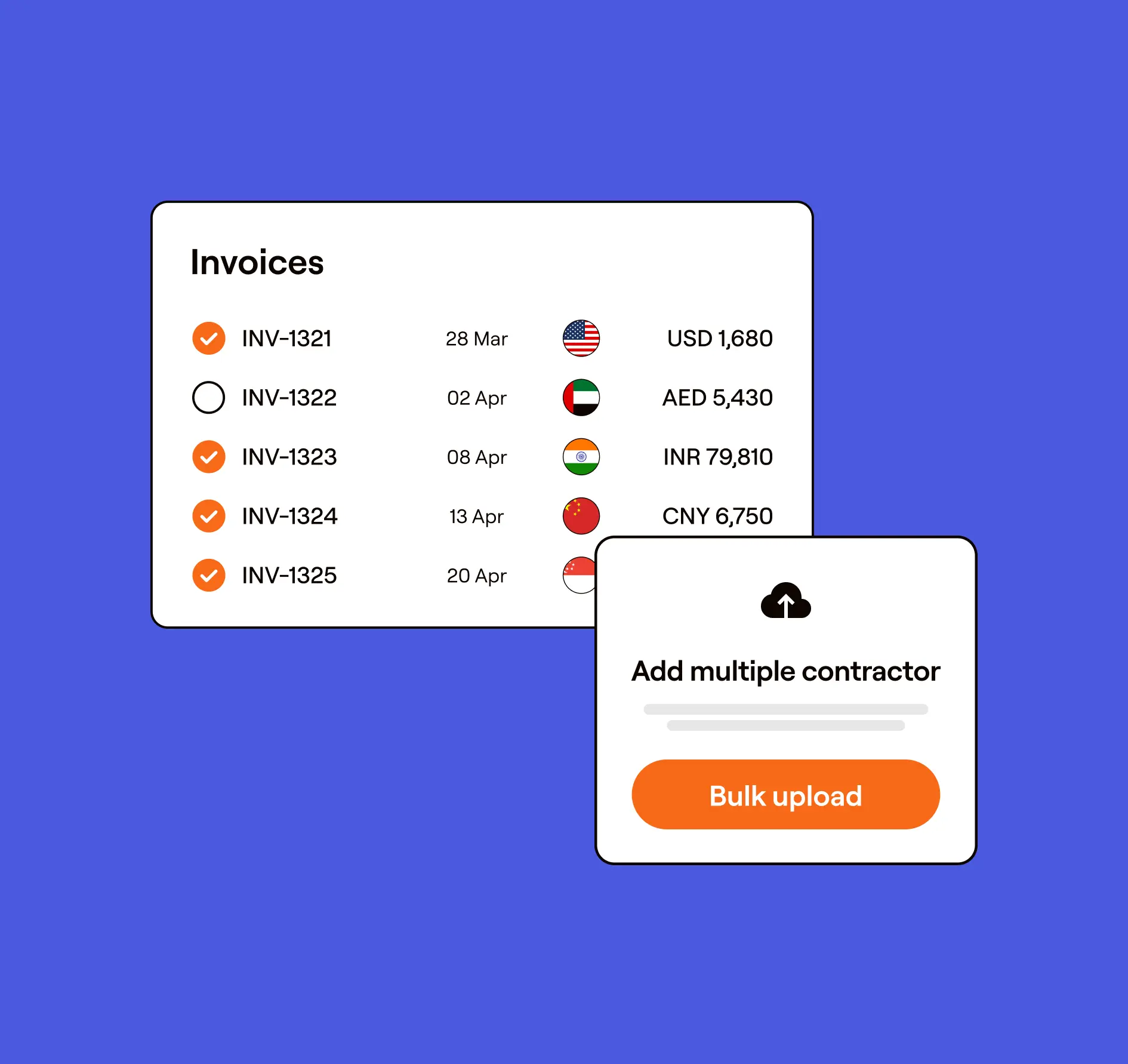 Manage global invoices in real time